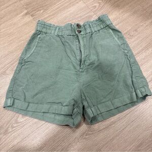 GAP High Waist Sage Green Women's Shorts